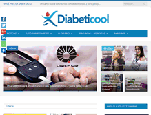 Tablet Screenshot of diabeticool.com